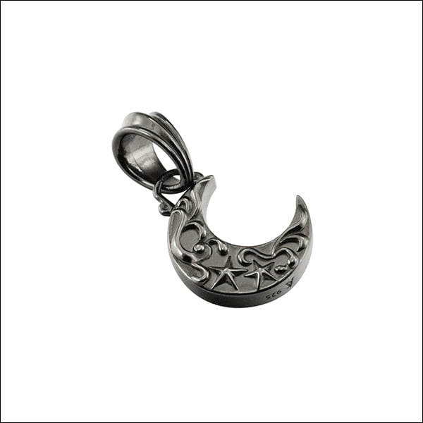 ダークネスムーンチャーム シルバーネックレス AKP0085 Darkness Moon
