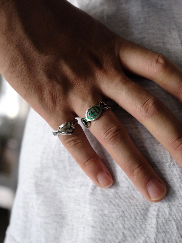 Used GUCCI interlocking G ring