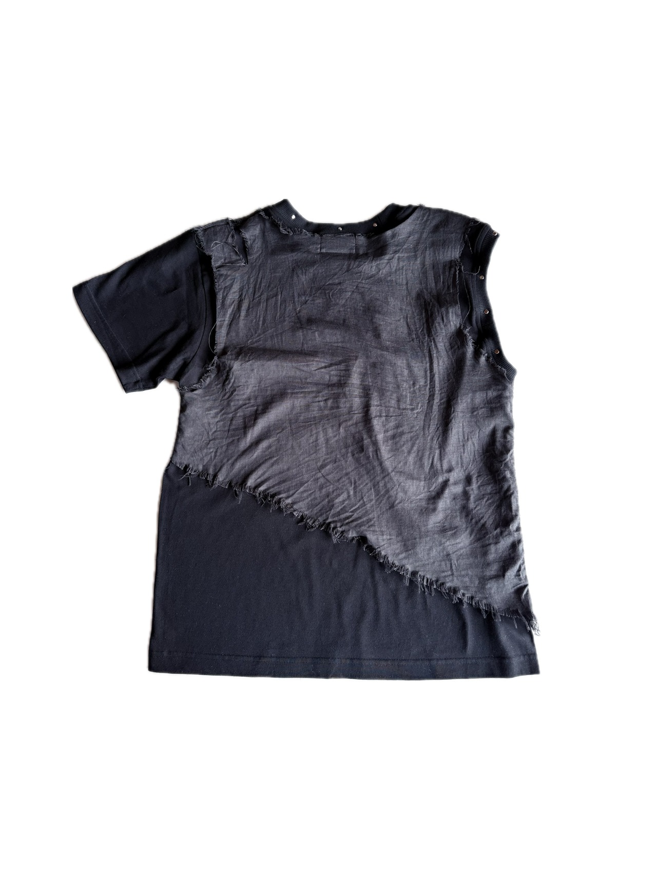 UNFINISHEDレイヤードダメージTシャツ26042