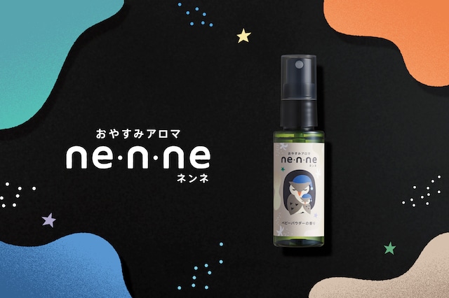 おやすみアロマ　ne・n・ne（ネンネ） ベビーパウダーの香り 50mL