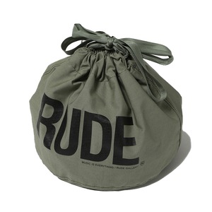 RUDE PERSONAL EFFECTS BAG(OLIVE) / RUDE GALLERY