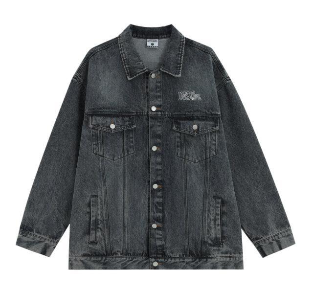 Logo Wash Denim Jacket 0001