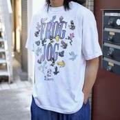 94's various frogs print tee