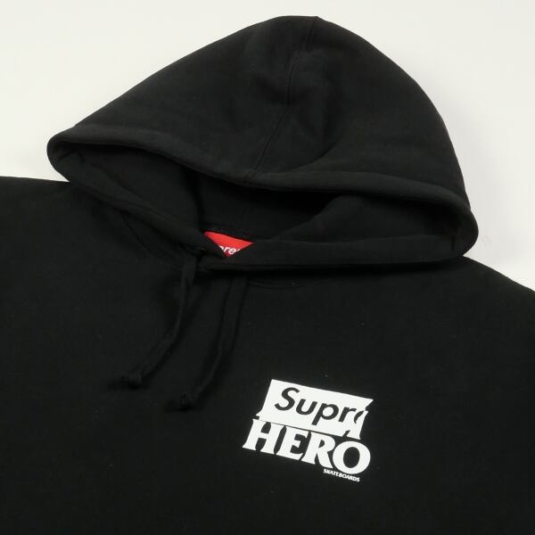 Supreme ANTIHERO Hooded Sweatshirt L 黒