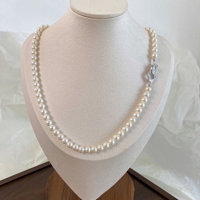 DEMIシンプルなパールネックレス