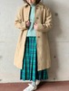 Vintage Cashmere Blend Coat Made In Bulgaria