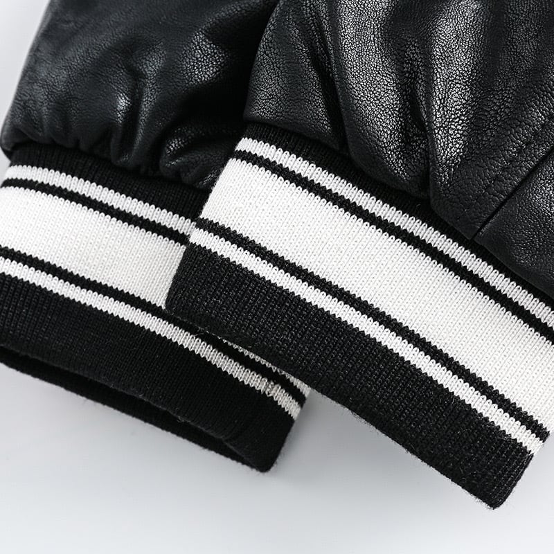 レザーバーシティージャケット / Leather Varsity Jacket レザーバーシティージャケット / Leather Varsity Jacket