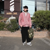 YASHIKI / GANKO別注 Ginka Cardigan(Yuki Momizi) スタイル