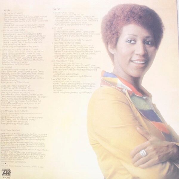 Aretha Franklin / Let Me In Your Life [P-8432A] - 画像2