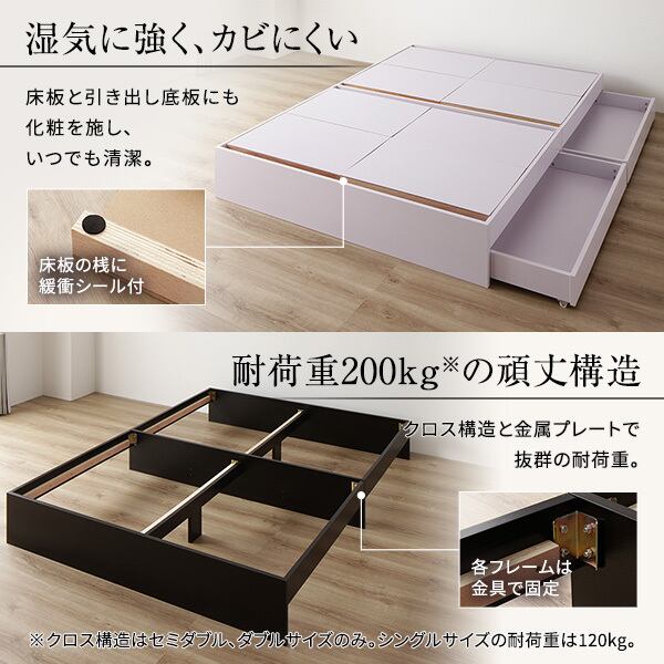 ベッド 収納付き 連結 引き出し付き キャスター付き 木製 ヘッド ベッド 収納付き 連結 引き出し付き キャスター付き 木製 ヘッド