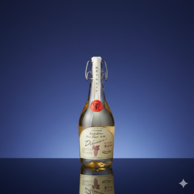 〈カタシモワイナリー〉キングセルビー 無添加 新酒ワイン「大阪ヌーヴォー2026」デラウェア  白ワイン 甘口(500ml)
