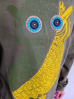 福/LOWの長袖Tシャツ C/#モイスチャーオリーブ