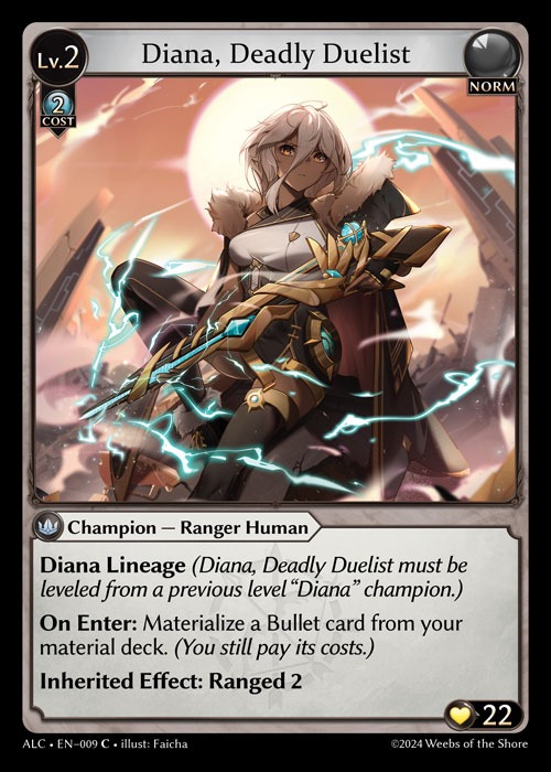 【ALC】：Diana, Deadly Duelist / ALC-009
