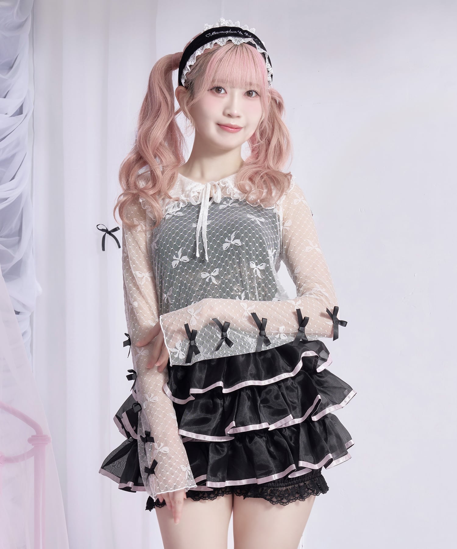 4/19まで＊ 新品 ＊ Magia Charm リボンパフスリーブカットソー ℳ𝒶𝑔𝒾𝒶 𝒞𝒽𝒶𝓇𝓂｜.⋆𝜗𝜚 いちばんかわいい自分になれる、魔法の
