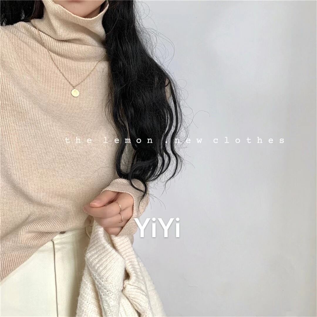 シンプルタートルニット AJ111-5083