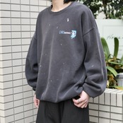 fox print fade peinted sweat