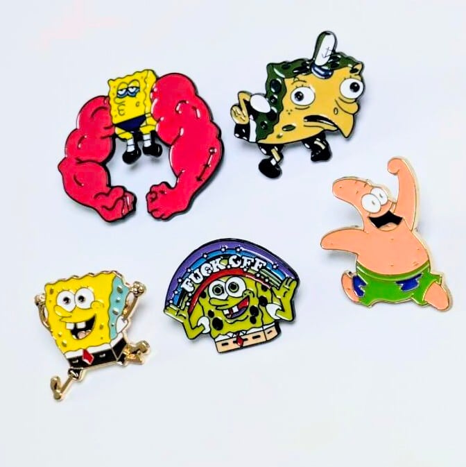 送料無料！ ☆ピンズ PINS☆ピンバッジ 【 SpongeBob SquarePants