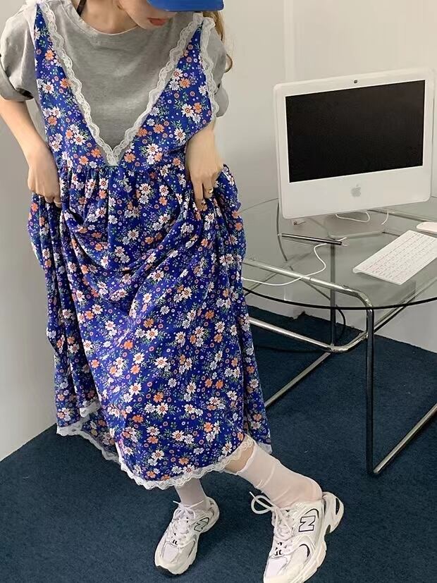 花柄タンクワンピース  AJ22008-915