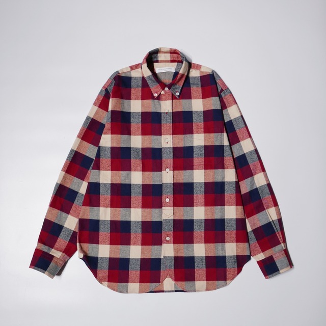 ( RED × NAVY ) CHECK OFFICER SHIRTS