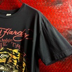 00s USA製Ed Hardy Y2KブラックTシャツ　タイガー　エドハーディー