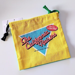 【 The California Raisins( カリフォルニアレーズン )】アメリカンキャラクター巾着袋 〚アメリカン雑貨 アメトイ〛