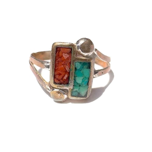 Vintage Brass Ring, Indian Jewelry [1970s-] Vintage Brass Ring #11