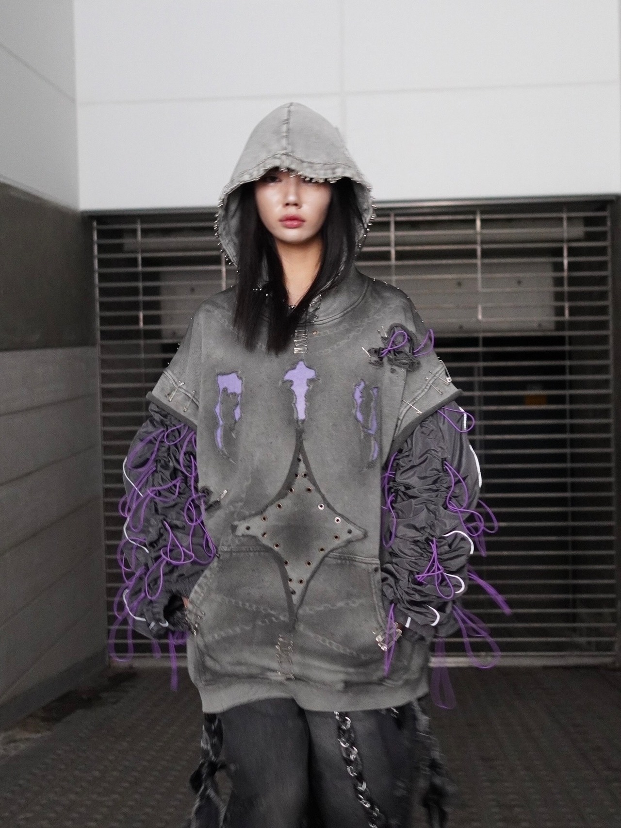 【RUPTIVEY】remake gopchang design hoodie"藤針"