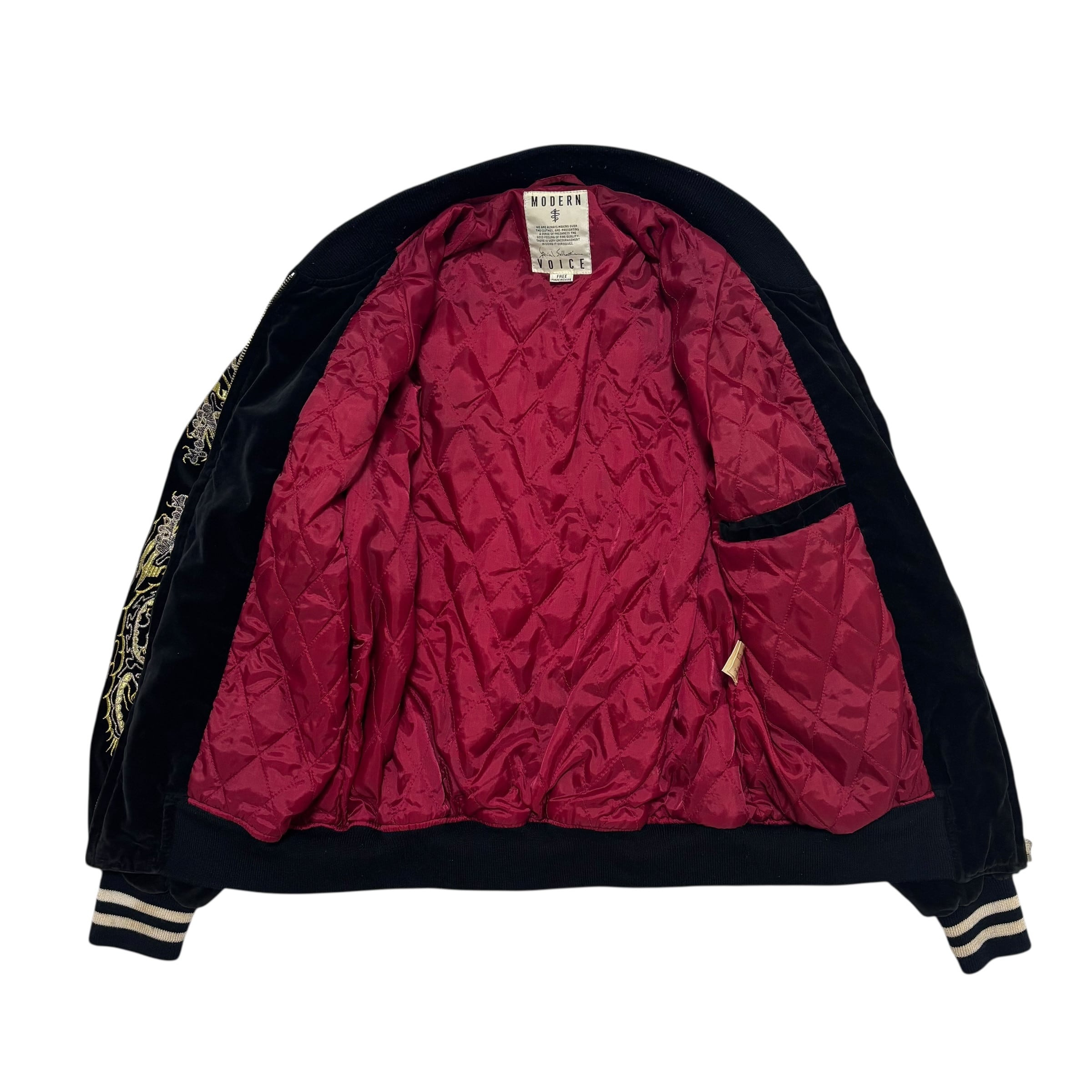 古着 モダンボイス MODERN VOICE スカジャン スーベニアジャケット 90s