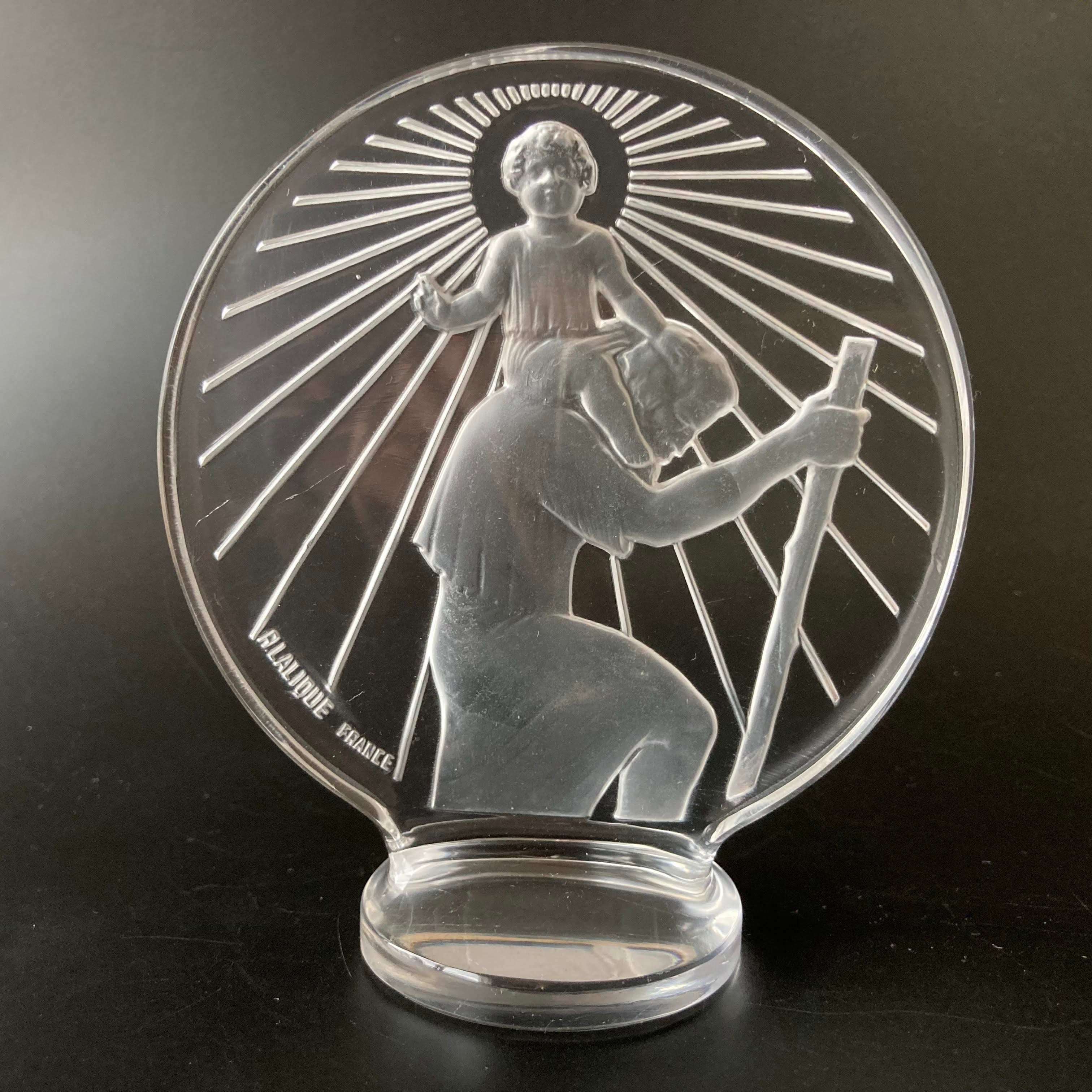 R.LALIQUE ルネ・ラリック カーマスコット「Saint Christopher」セント