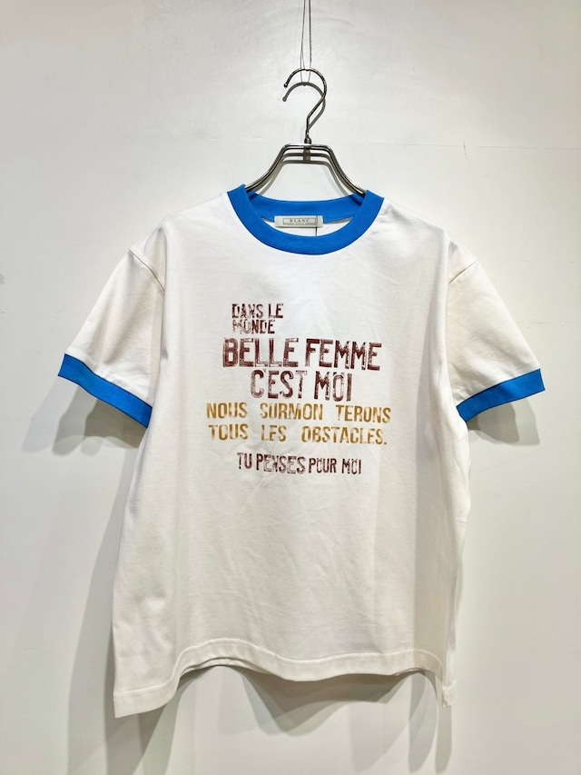 BLANC basque　プリントTシャツ