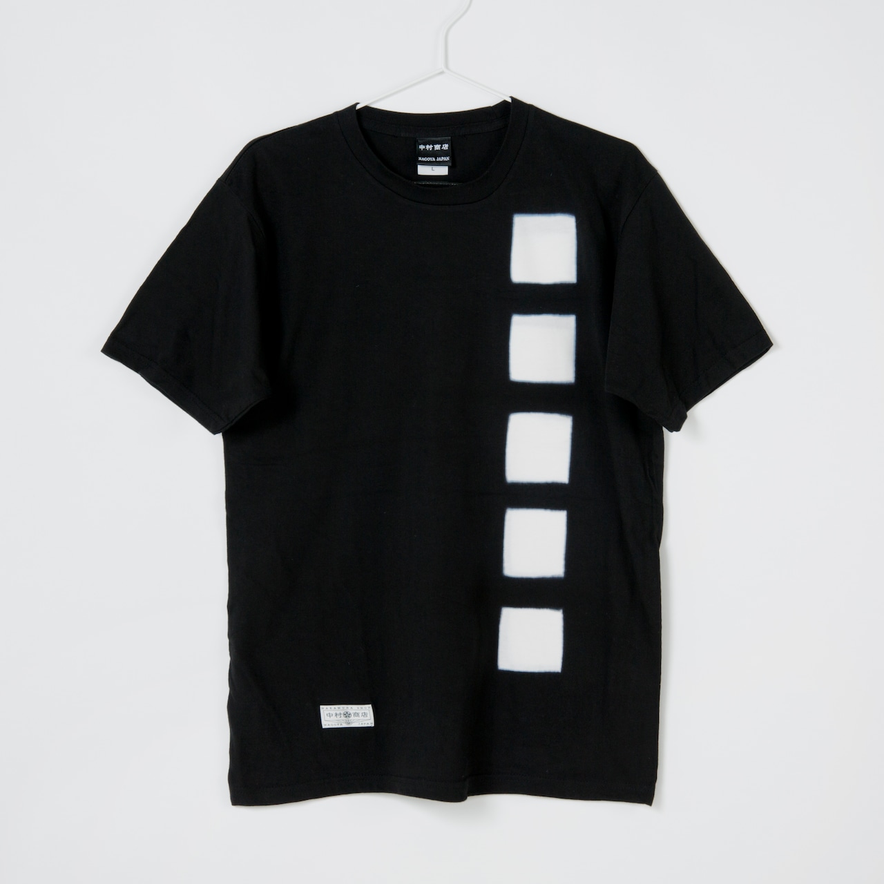 黒紋付染めTshirt 「黒紋 -くろもん-（Black crest）」３