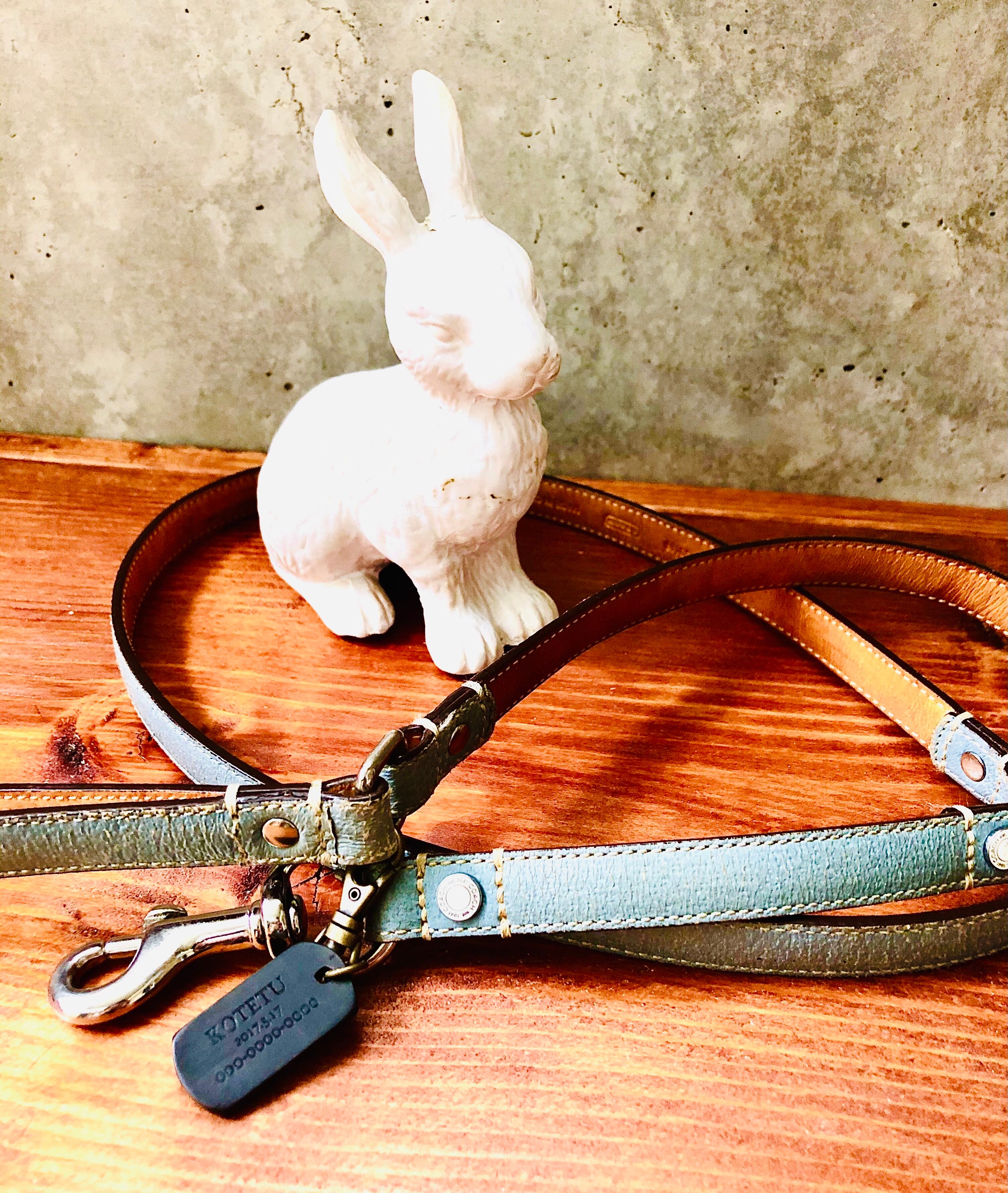 犬用アクセサリー】 木製ドッグタグ迷子札 | L'oiseau Bleu