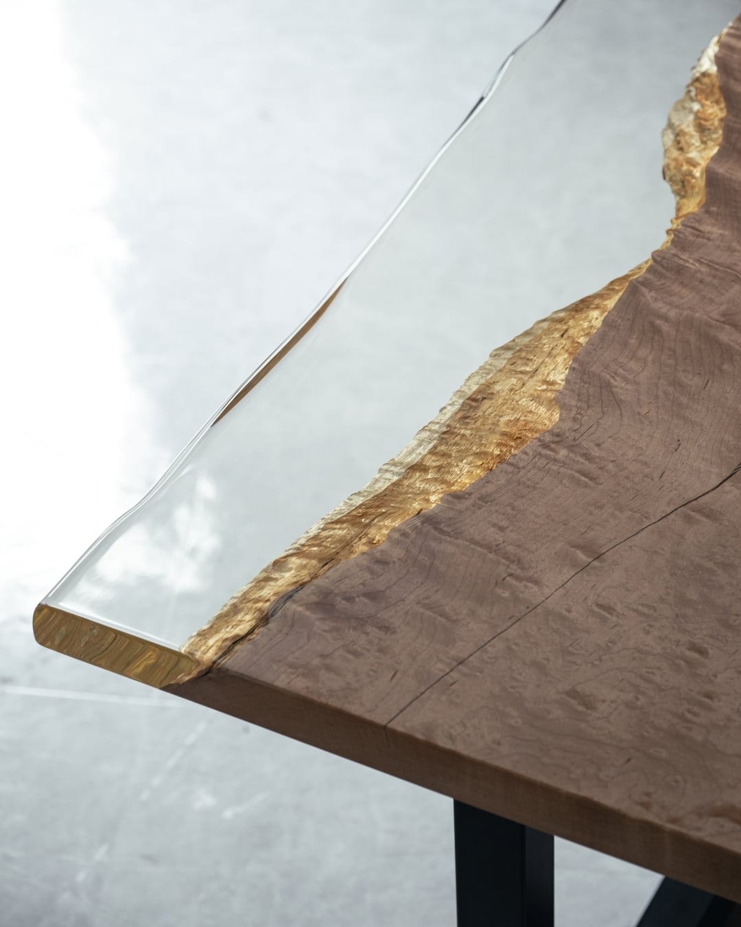 Premium】メープル_1800×850×40_青山店_テーブル天板/レジン加工 19732