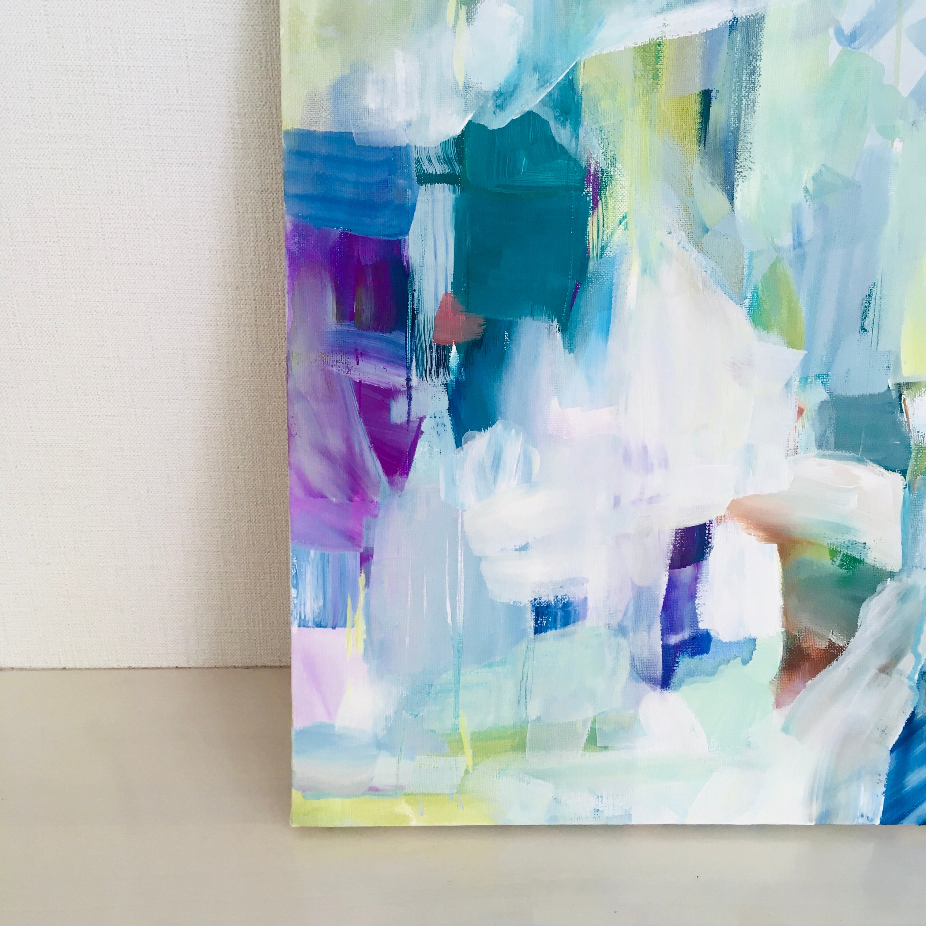 Saleセール アート抽象画アクリルf8カンバスabstract Art Painting 永久保証 ハンドメイド Rspg Spectrum Eu