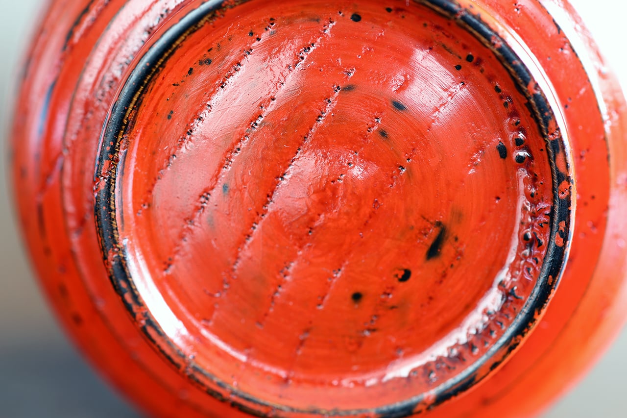 根来塗り ぐい呑み 作：大川肇・大川木工所（小田原漆器） | にっこう