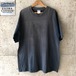 GG496 00s Tシャツ 無地 スミ黒 ブランク サンフェード XL