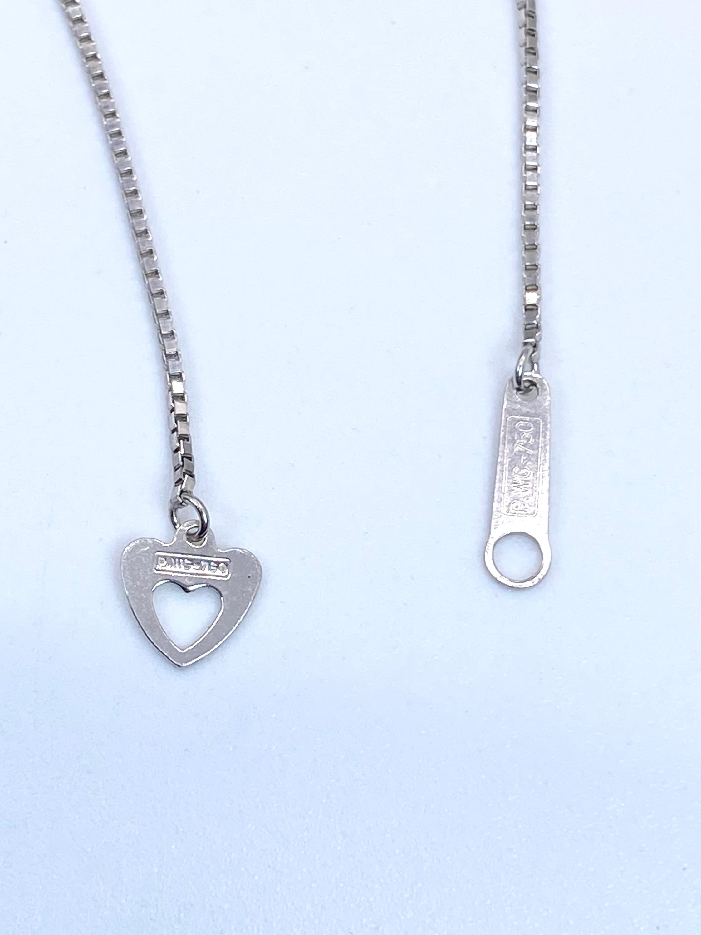 パライバトルマリン 計0.50ct / ダイヤモンド 計0.70ct K18WG（P.WG