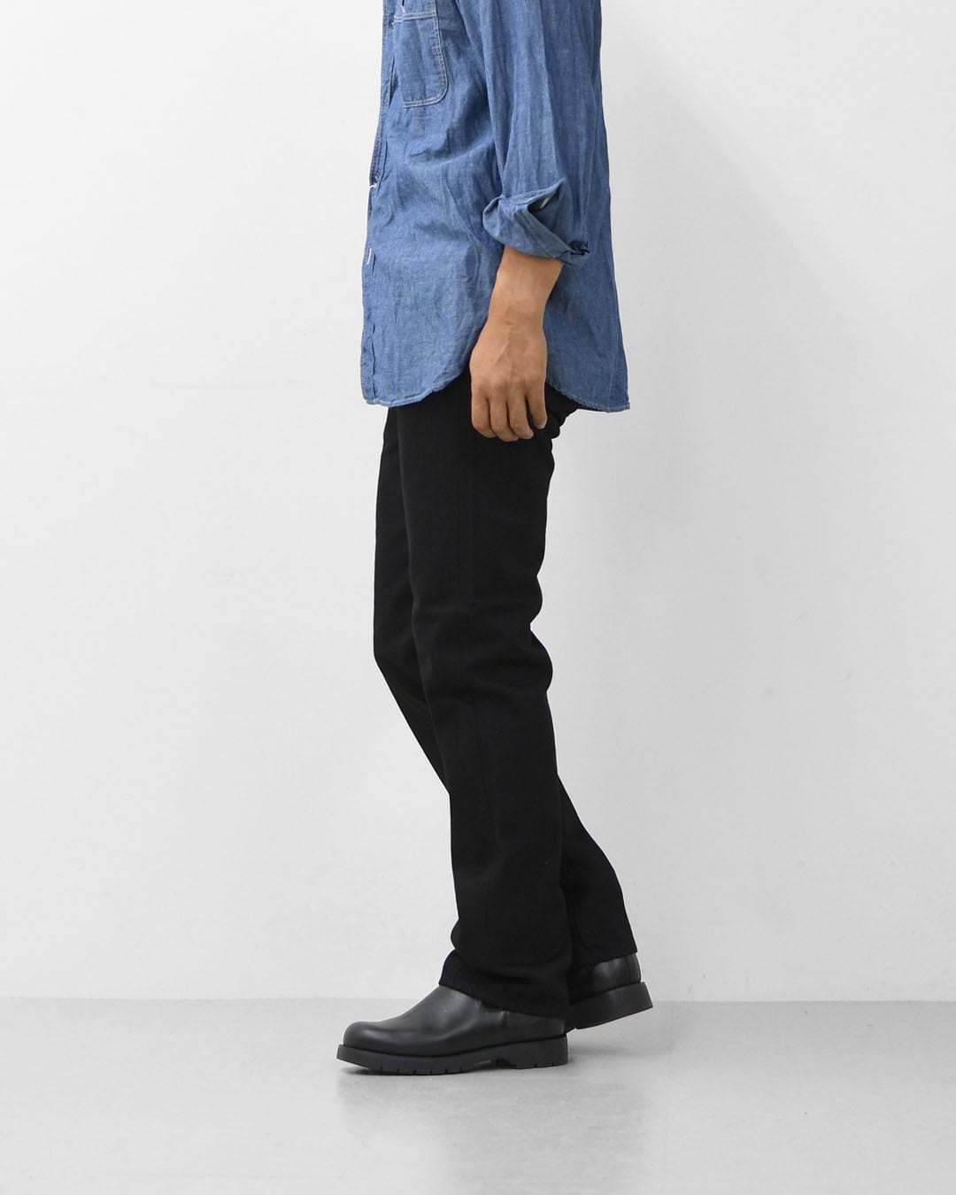 orSlow 107W ブラックデニム Mサイズ オアスロウ 日本製 orslow [オアスロウ] 107 IVY FIT BLACK DENIM [01-0107W-D61] 107