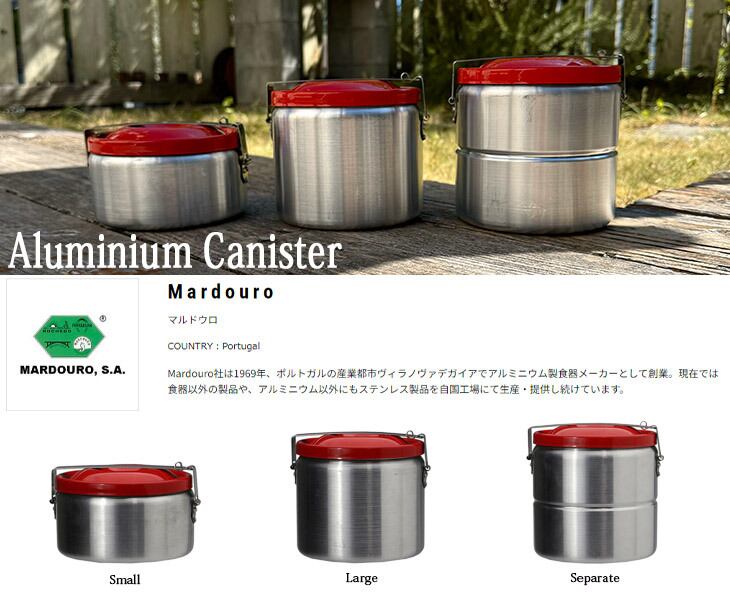 Mardouro Aluminium Canister Separate 1.825L マルドウロ アルミ