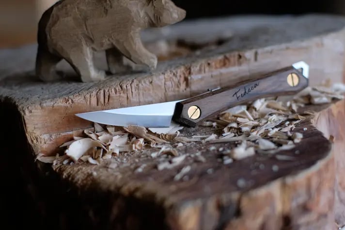 名栗ホワイト フェデカ トレイルナイフ FEDECA Trail Knife