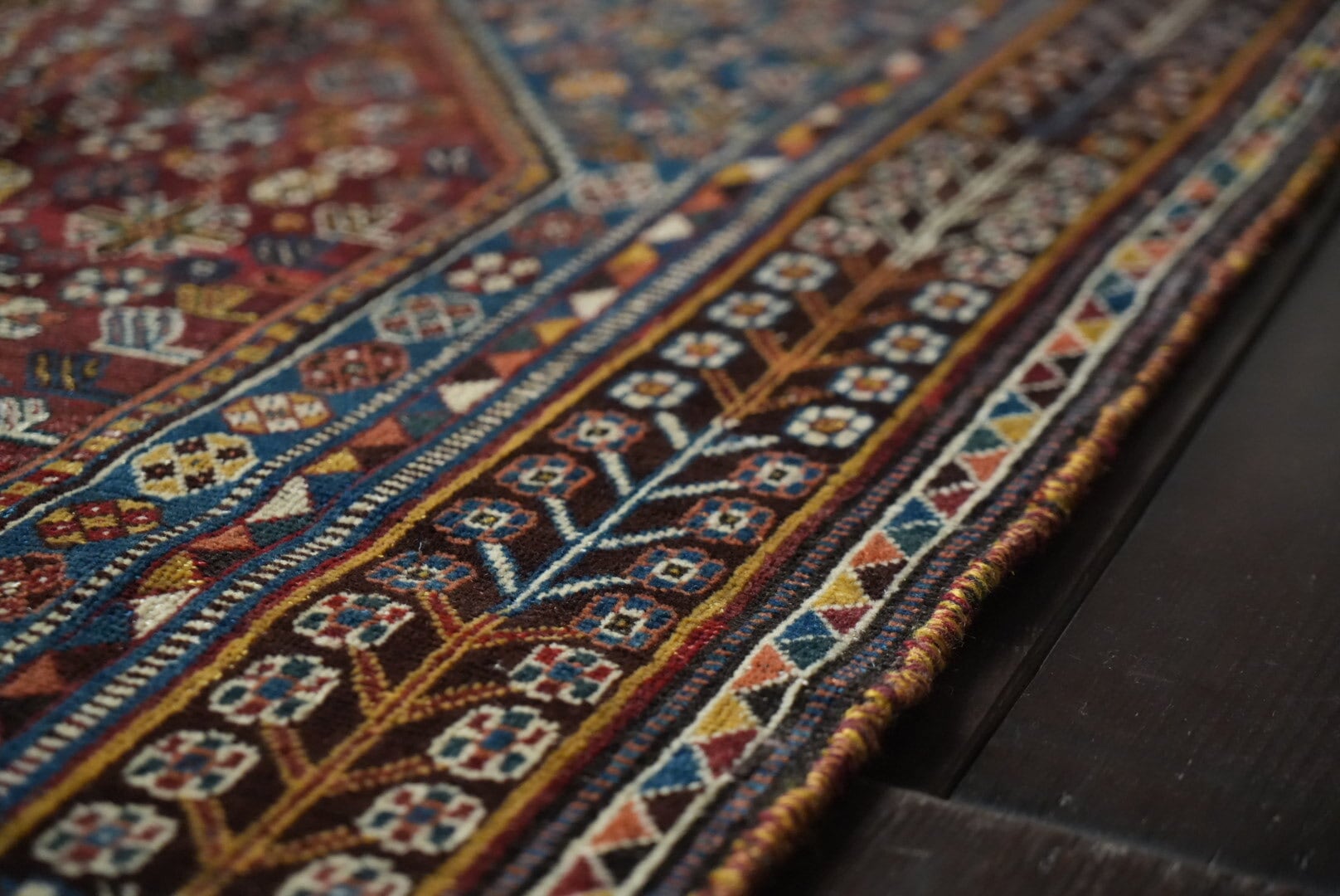 vintage Qasqai Rug 2 カシュガイ シラーズ1960s Vintage Qashqai Rug
