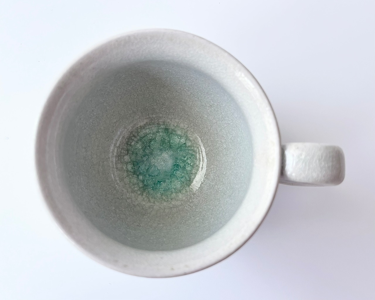 マグカップ 底ブルー② / 小坂 梨絵 画像3