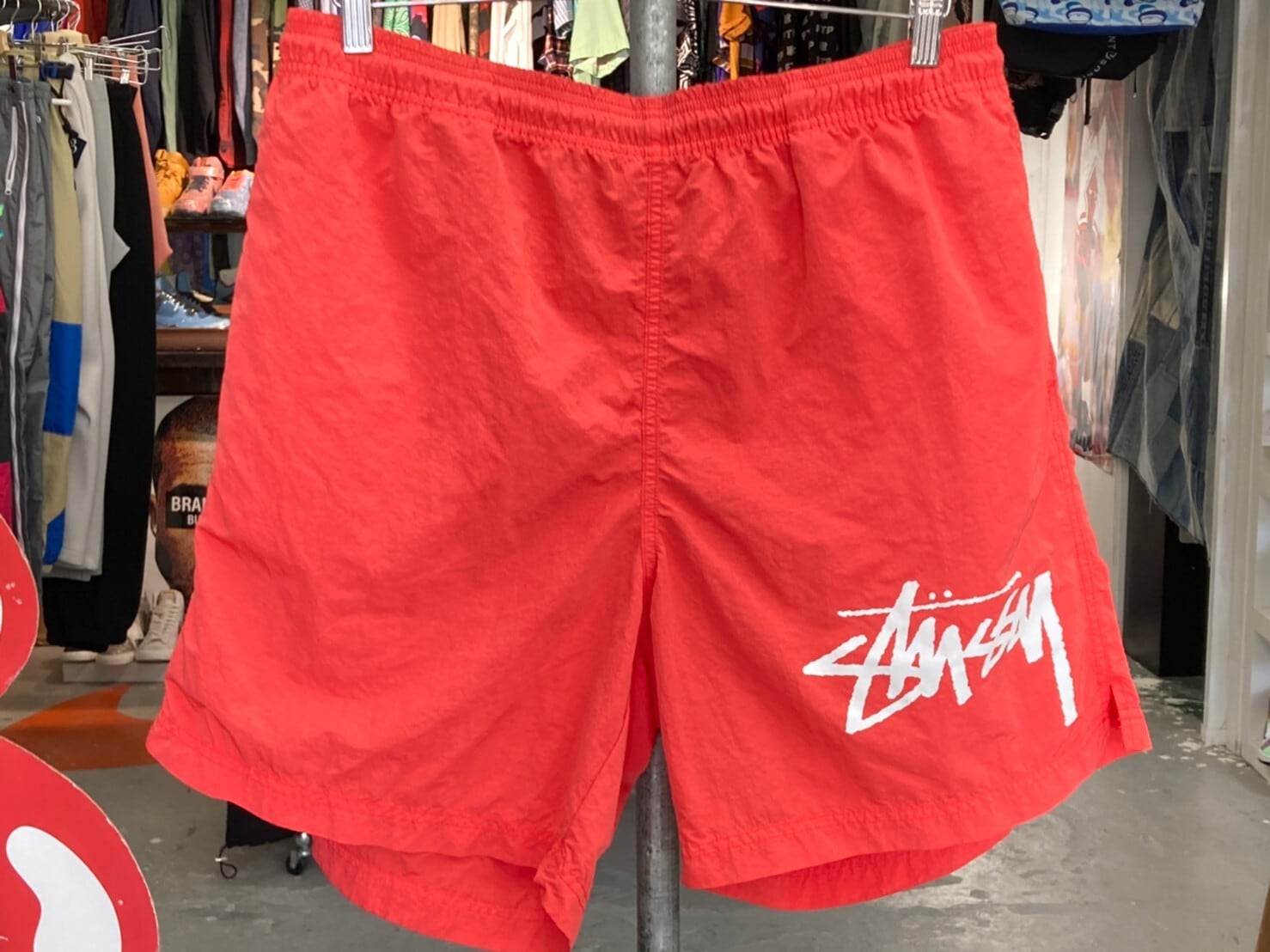 stussy big stock water short black  ショーツ