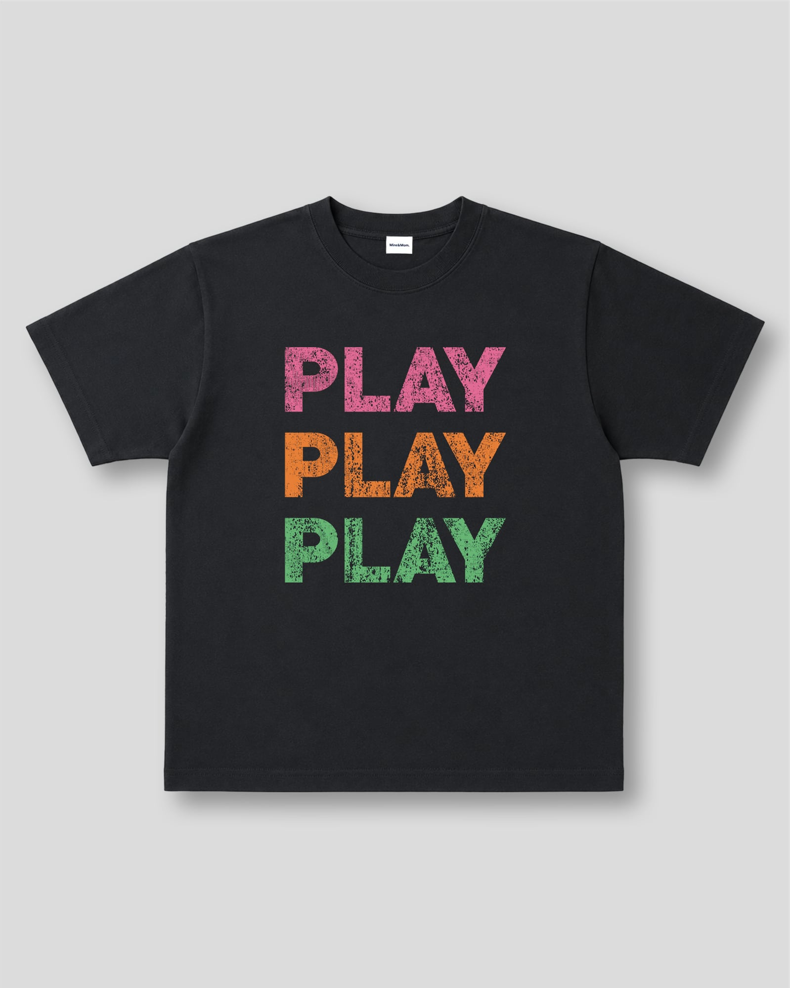 LP MM PLAY VINTAGE LOGO S/S TEE BLACK