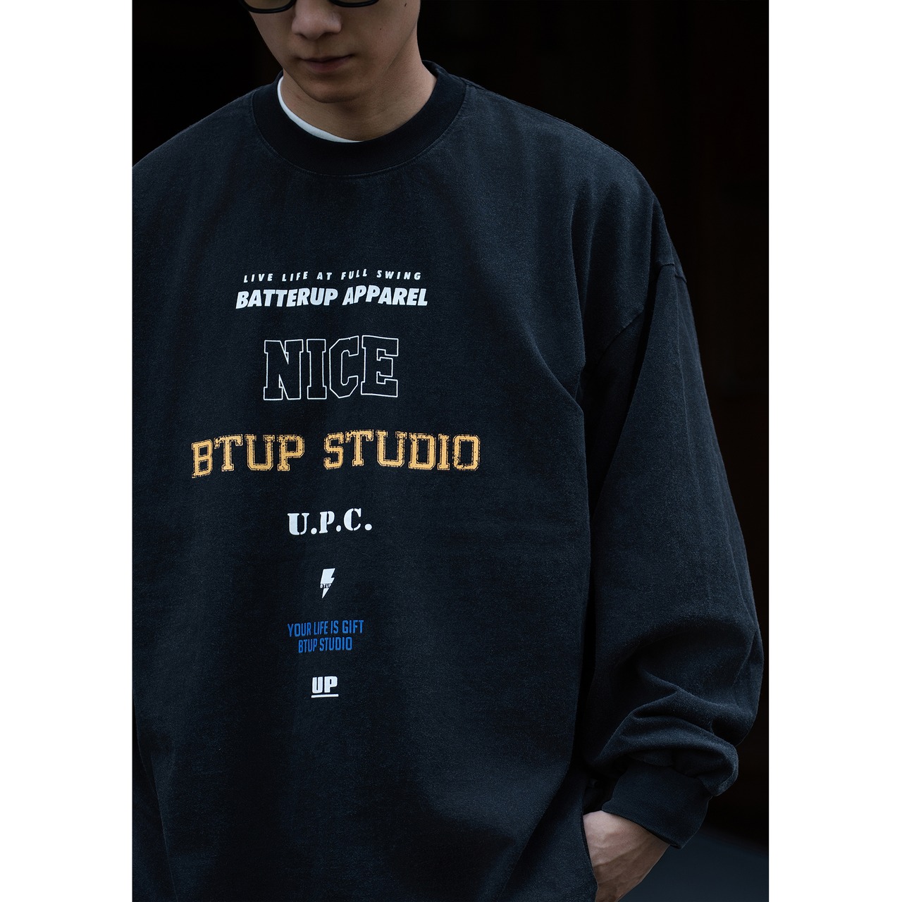 Batterup Urban College Graphic Long Tee （アーバンカレッジ グラフィック ロンT）
