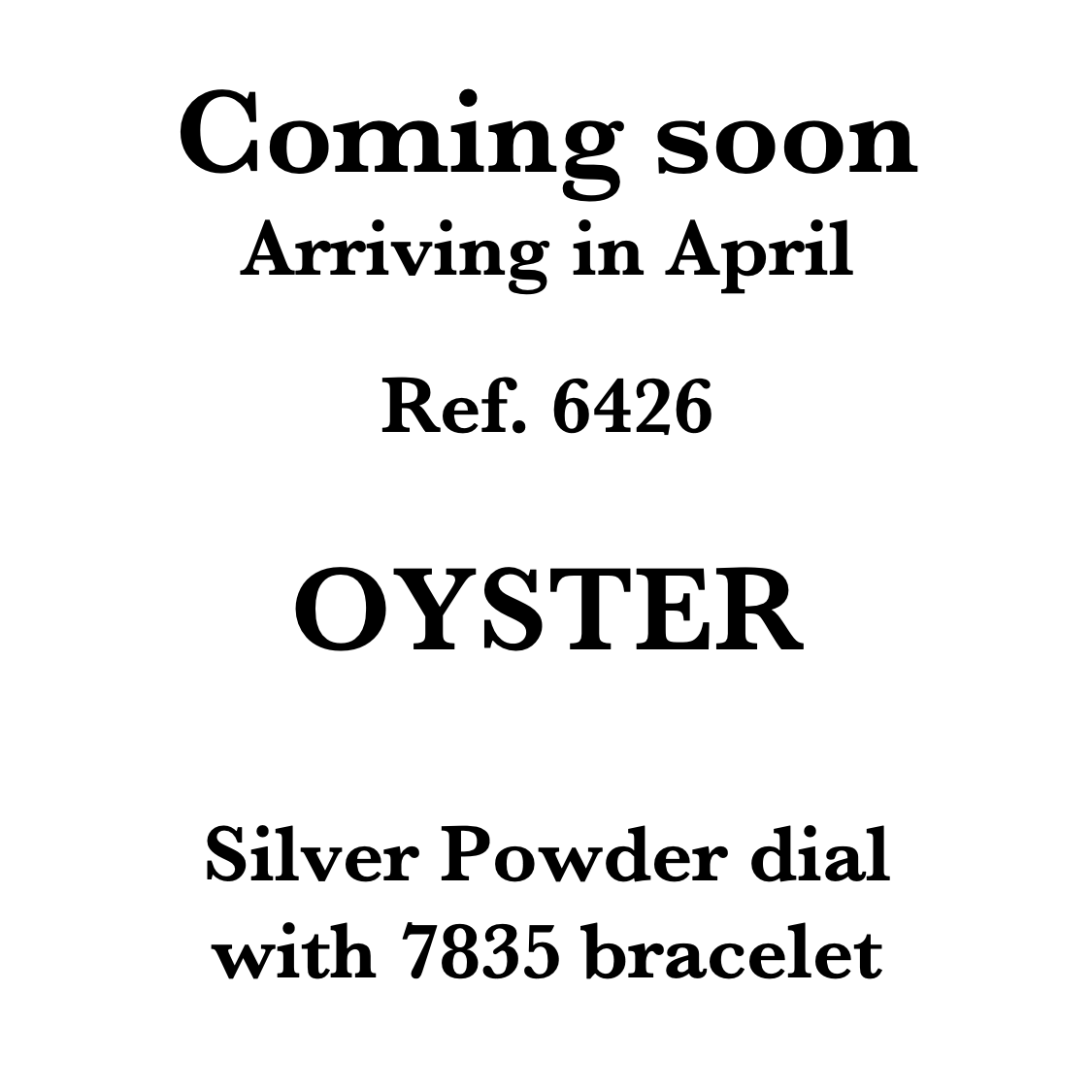 Rolex Oyster 6426 (22*****) Silver Powder Dial
