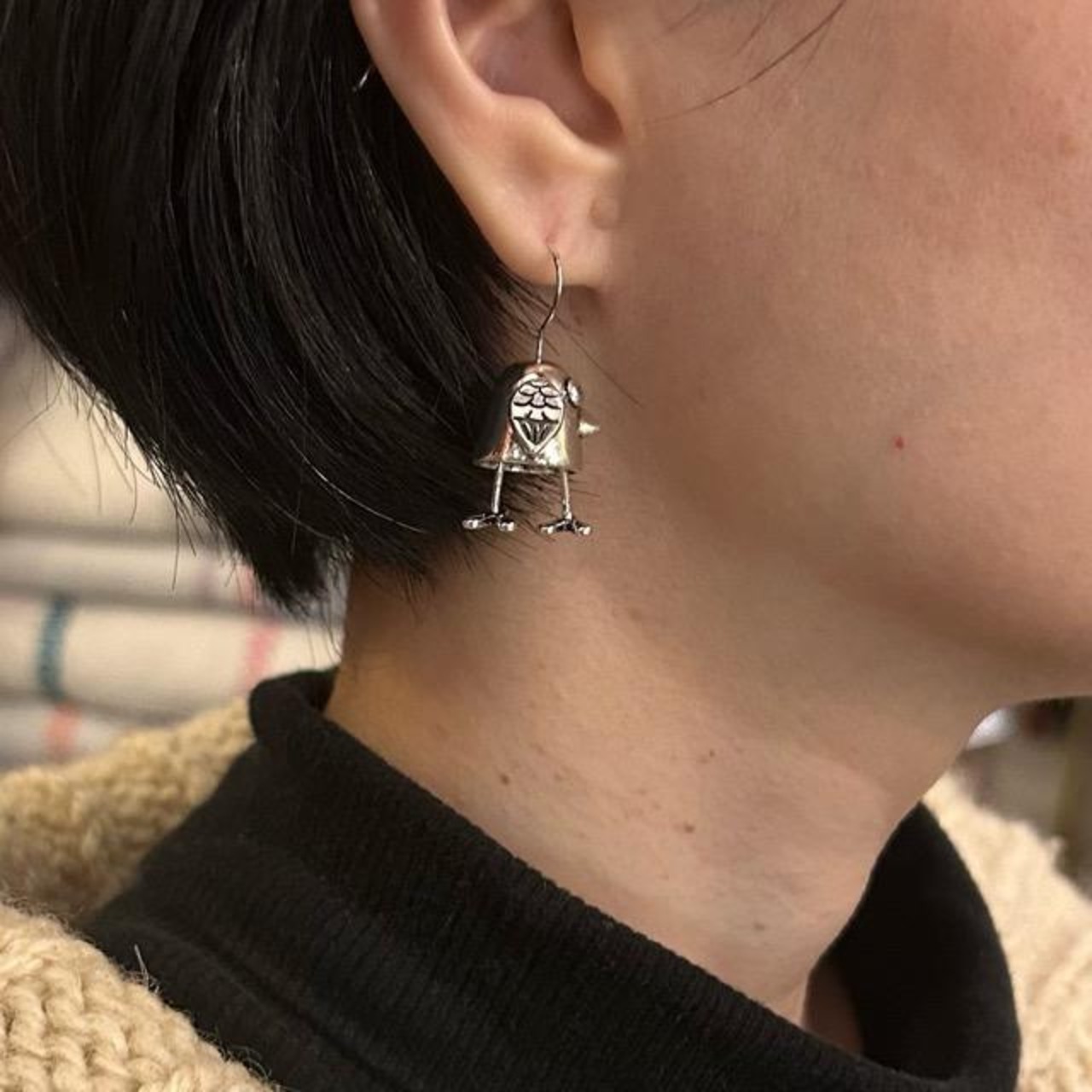 TOPANGA Jewelry Little Bird Earrings, Bird Earrings, Silver Plated, Gift, Jewelry, Bird Earrings