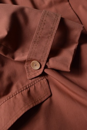 1970s U.K. Marigold orange spring coat