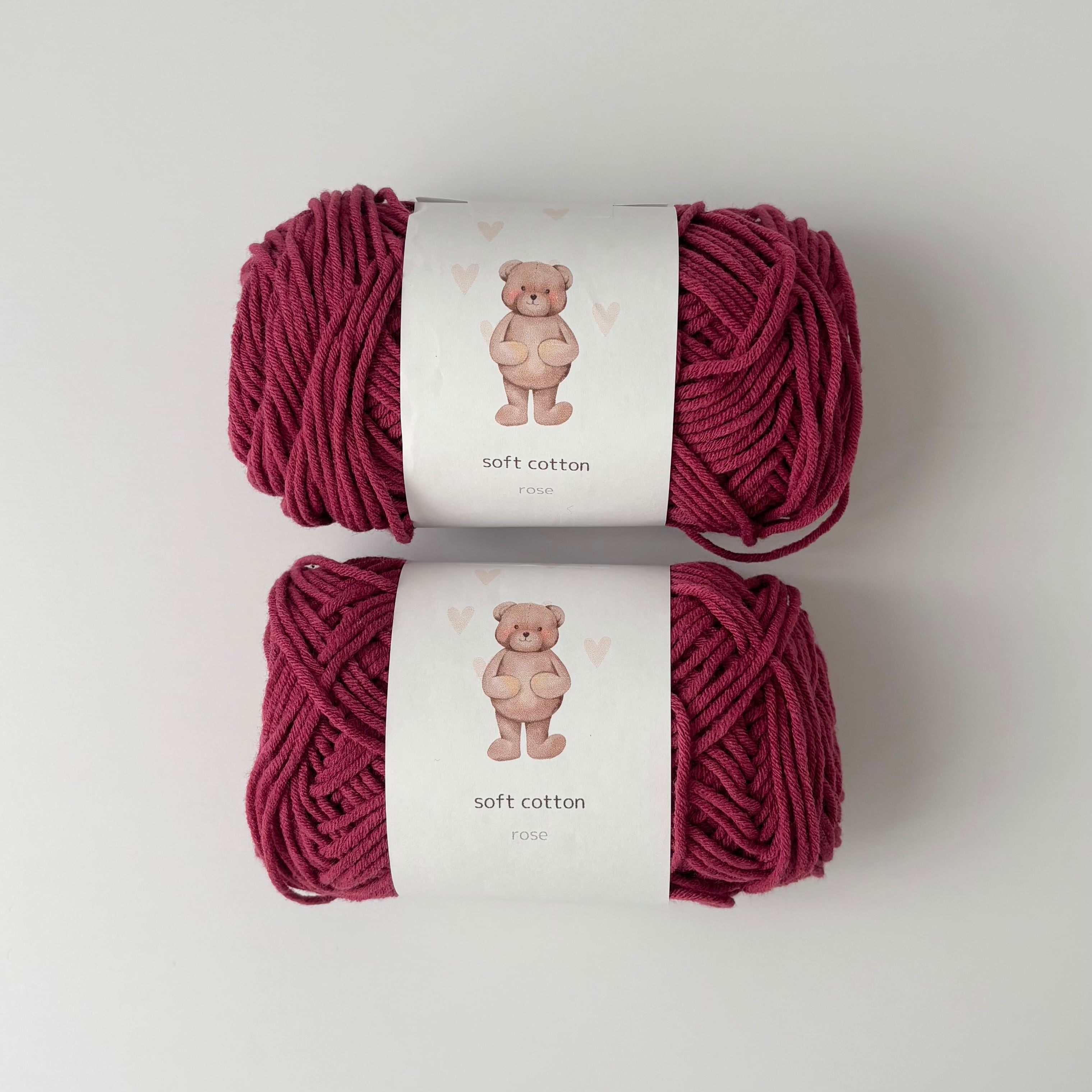 new soft cotton［ソフトコットン］ローズ