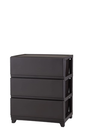【特価処分】JEJアステージ(JEJ Astage) 収納ケース デコニー シーヴォ 3段 ワイド ダークブラウン 簡単組立 日本製 幅34×奥行41.5×高さ86.1cm 幅54×奥行41.5×高さ66.1cm
